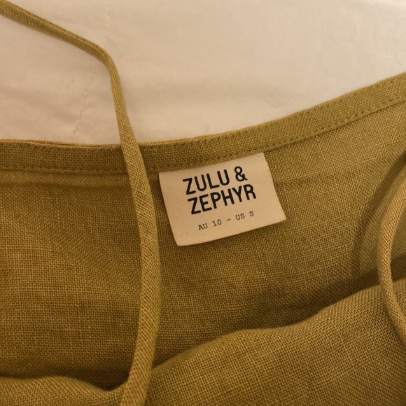 Zulu & Zephyr linen tie tank - Picture 4 of 4
